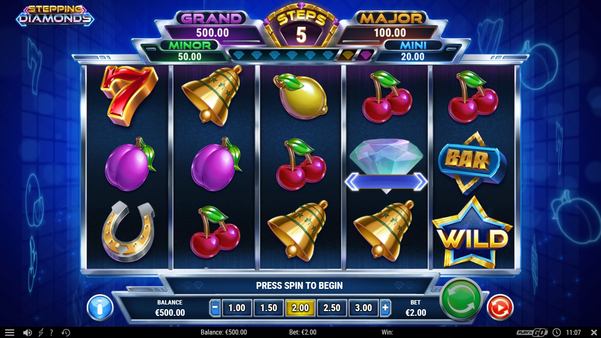 Stepping Diamonds